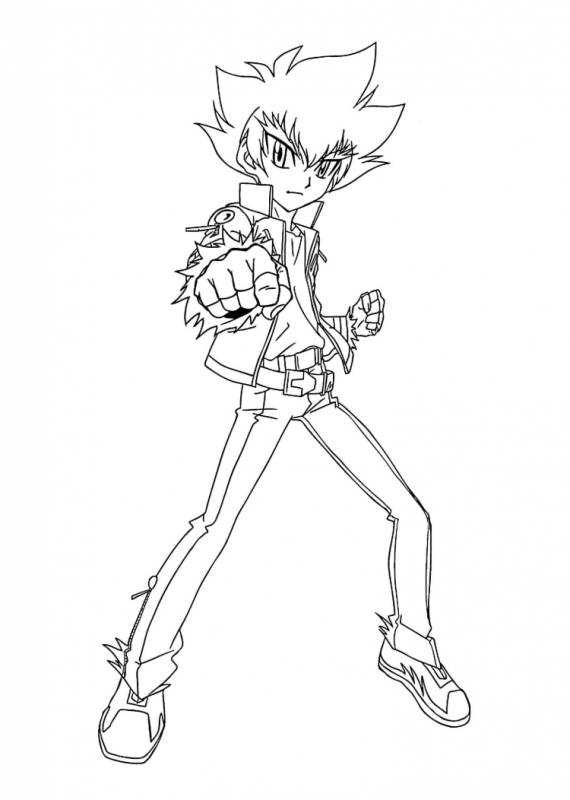 Раскраска Бейблэйд Феникс