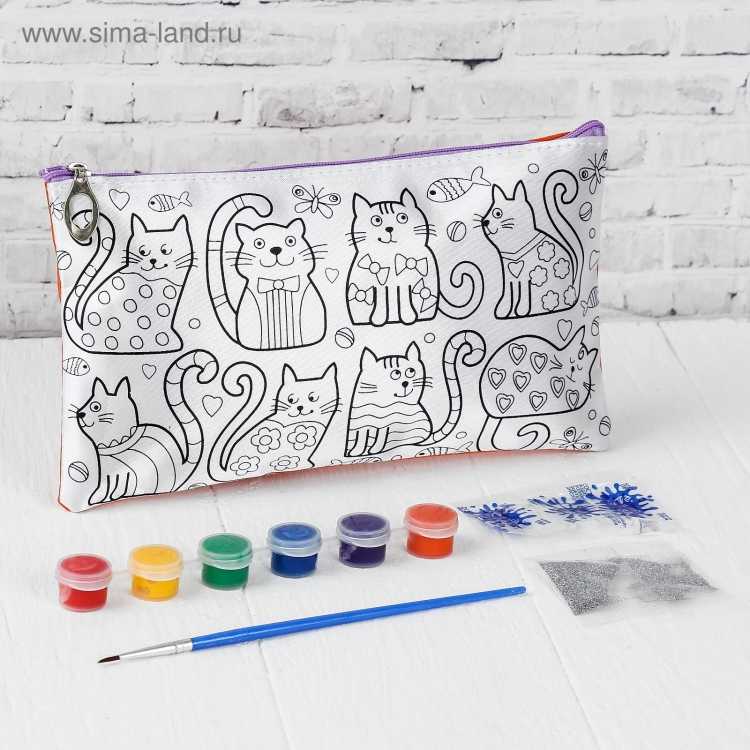 Пенал раскраска