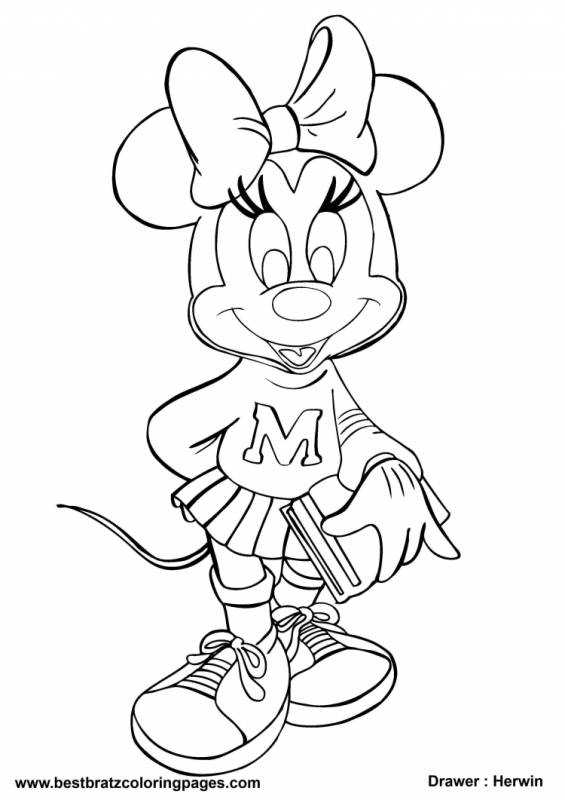 Мышонок раскраска для детей