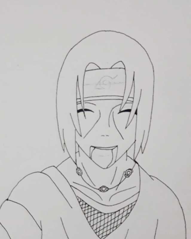 Итачи разрисовка