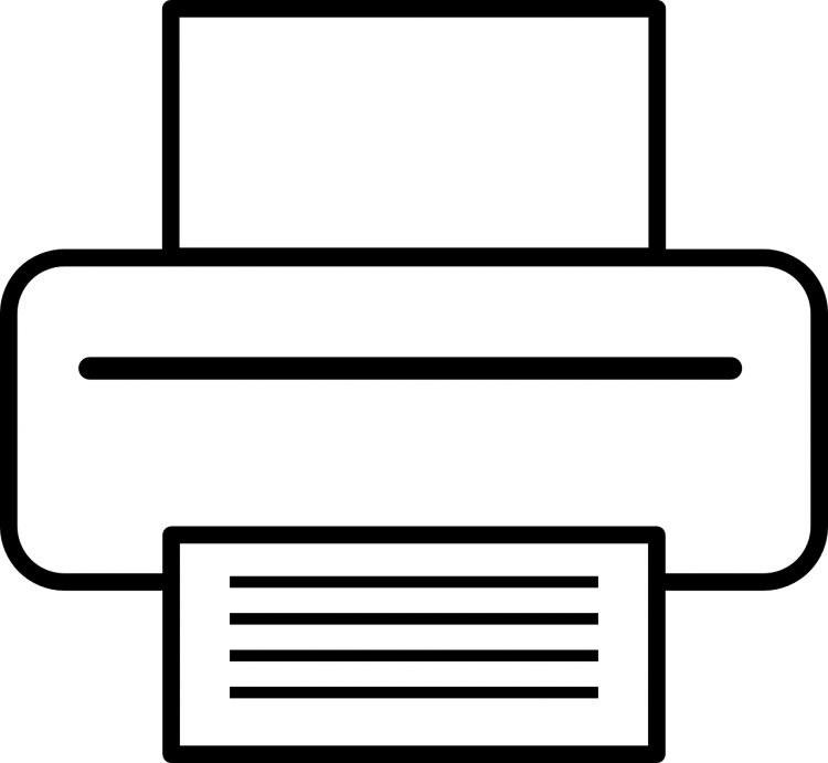 Принтер векторное изображение