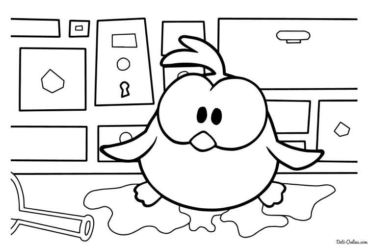 Ням Ням раскраска