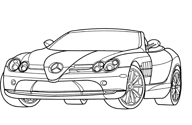 Мерседес раскраска e63s