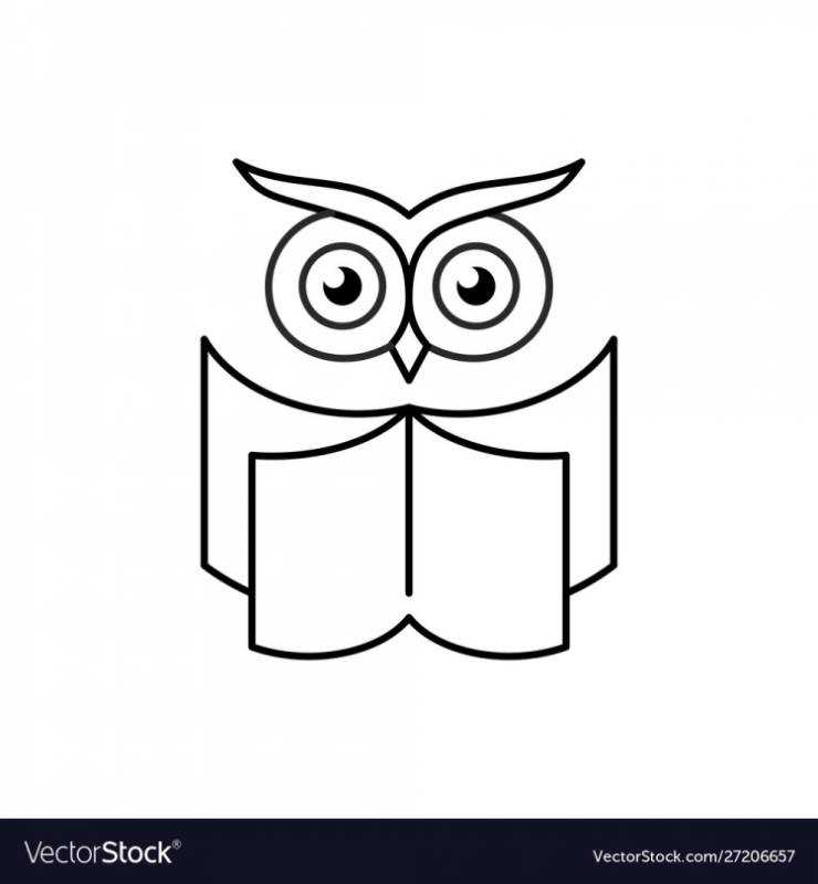 Бабушка Сова раскраска