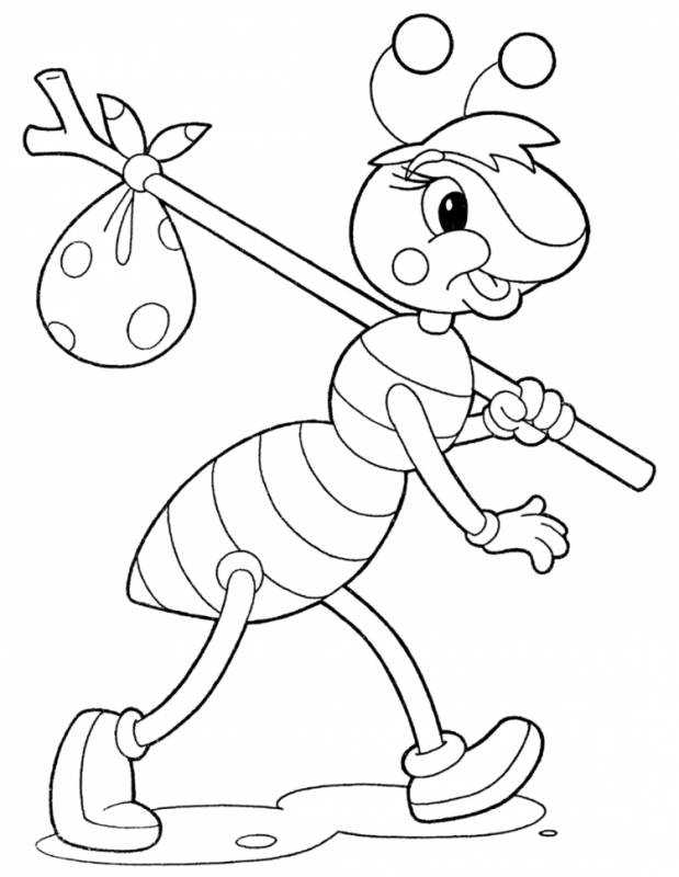 Муравей рисунок