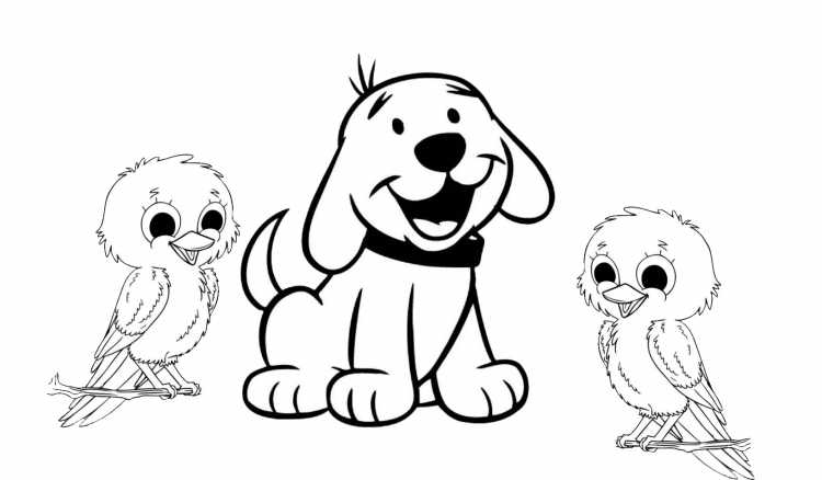 Раскраска "собаки"