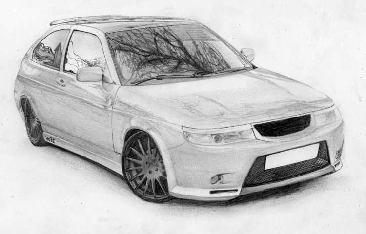 Раскраска Лада Ларгус кросс