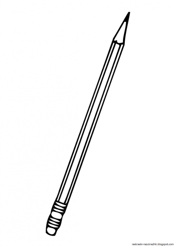 Раскраска с карандашами