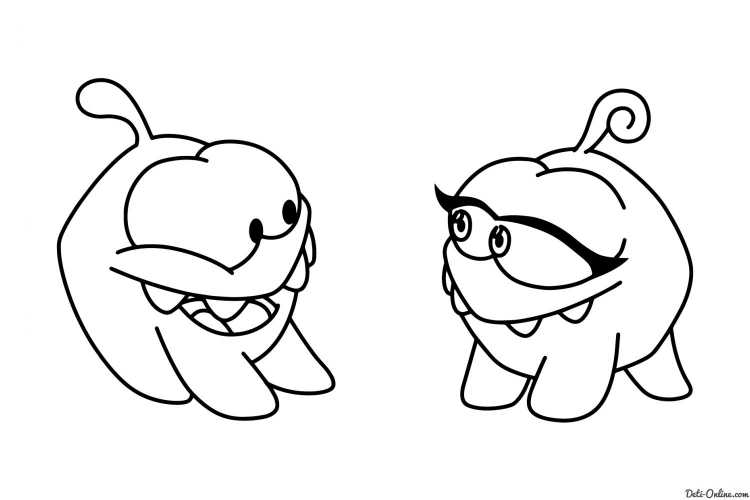 Раскраска ам Ням Тося