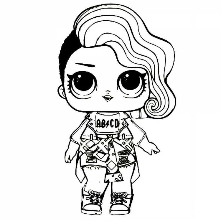 Куклы ЛОЛ сюрпрайз раскраски