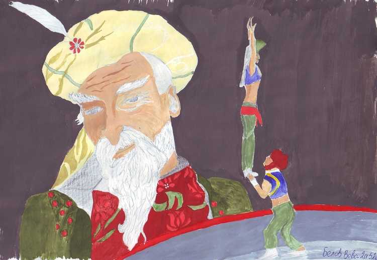 Старик Хоттабыч иллюстрации