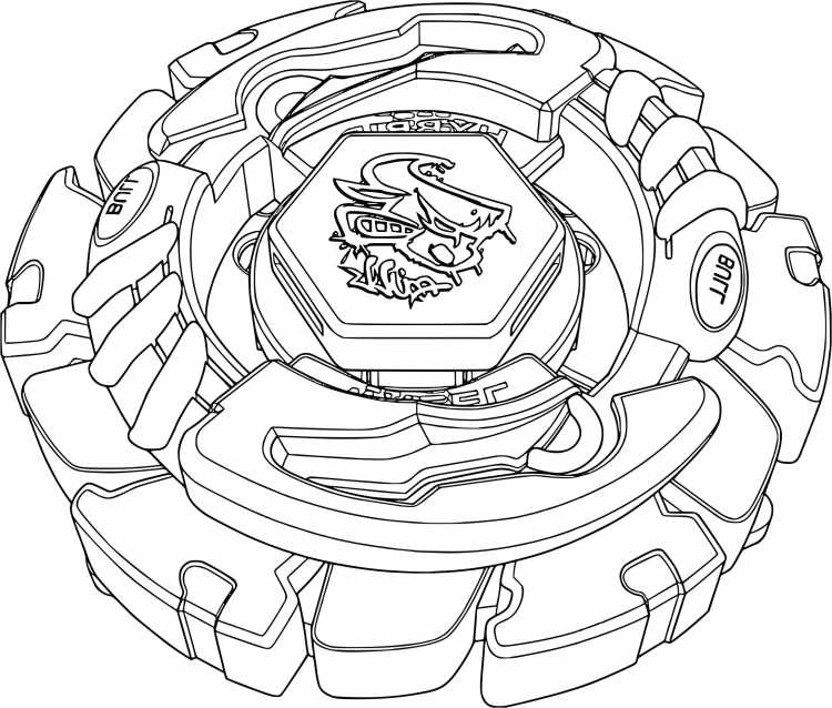 Beyblade Burst раскраска