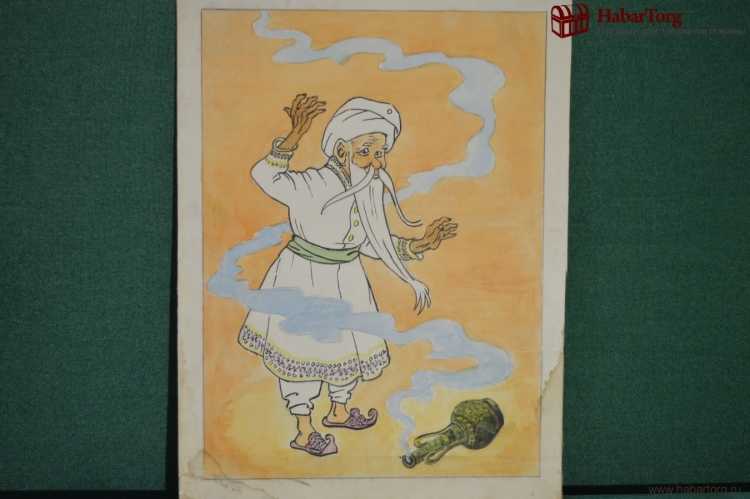 Старик Хоттабыч иллюстрации