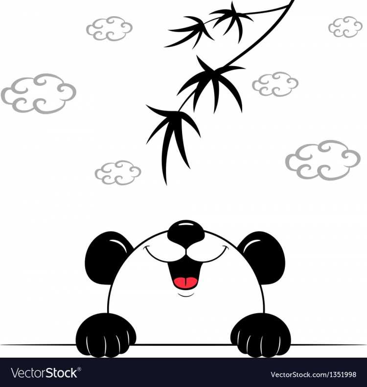 Наклейки с милыми пандами