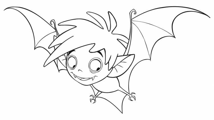 Раскраска вампиры для девочек