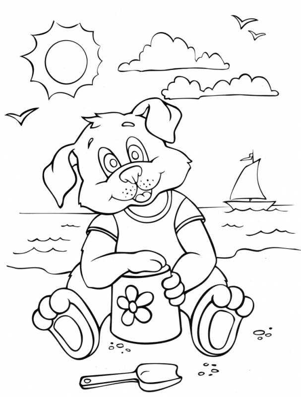 Клиффорд раскраска