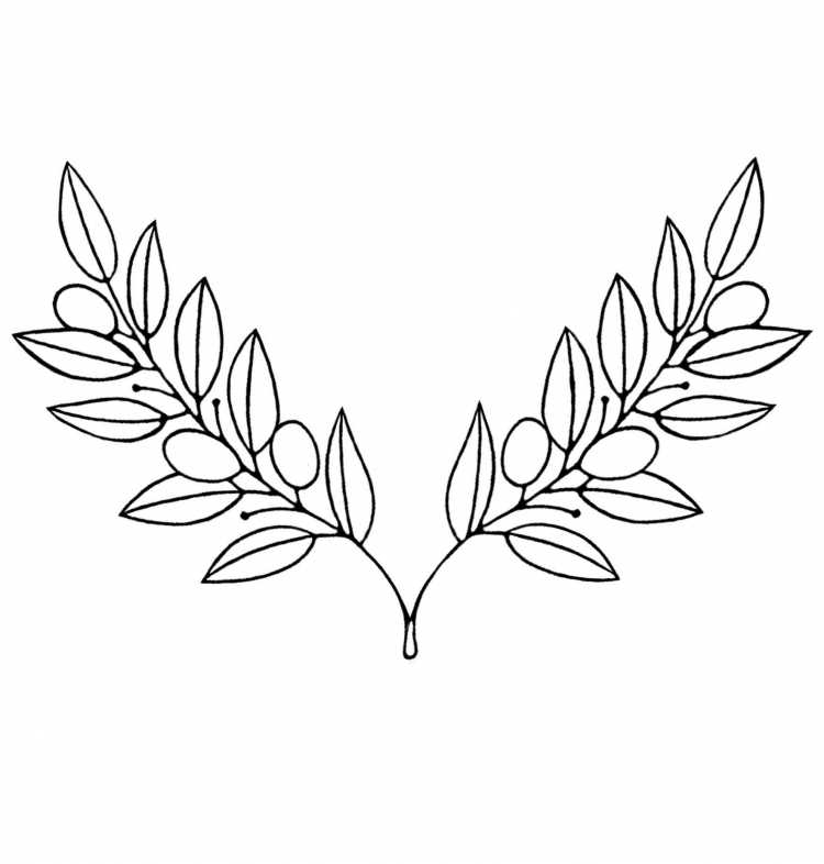 Ветка эскиз