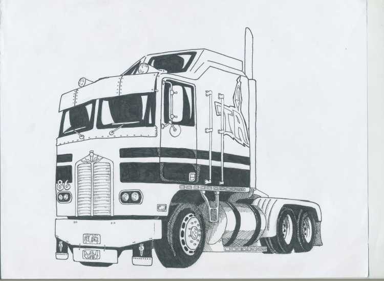 Kenworth k100 Blueprints