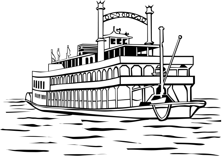Нарисовать пароход