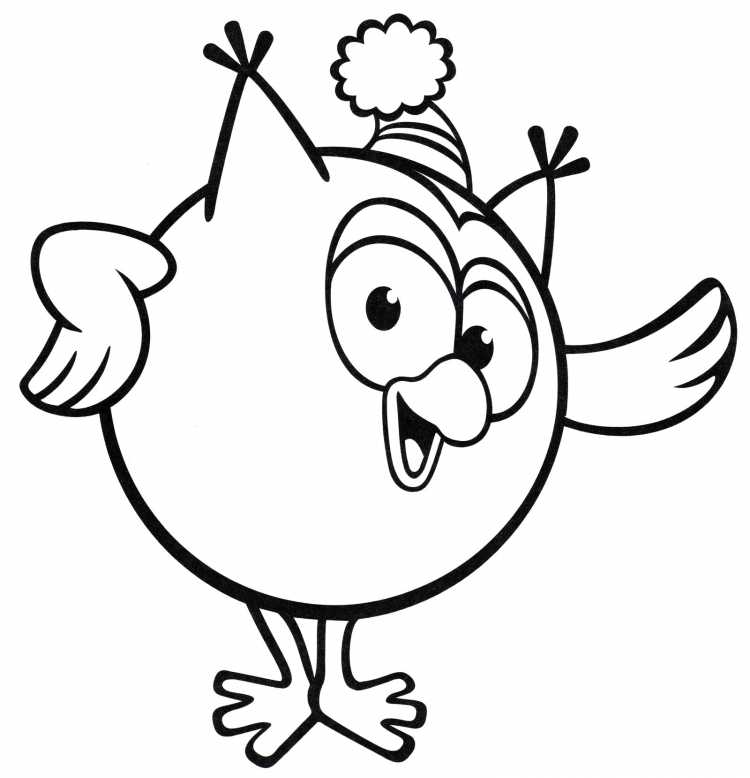 Раскраски Смешарики сложные