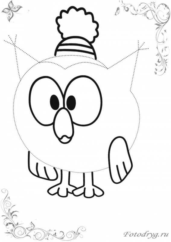 Раскраска «Смешарики»