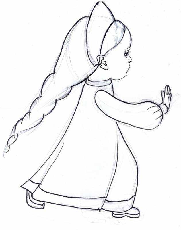 Василиса Премудрая раскраска Царевна лягушка