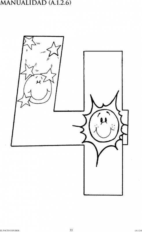 Сотворение раскраска