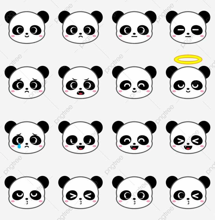 Панда рисунок