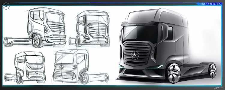 Грузовик скетч