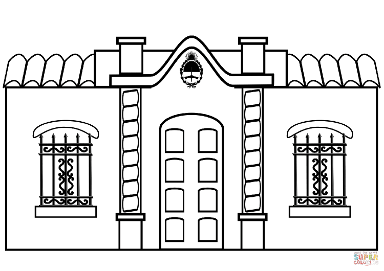 Раскраска архитектура для детей
