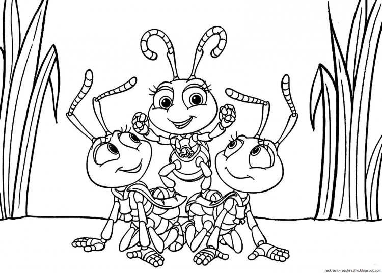 Муравей рисунок карандашом