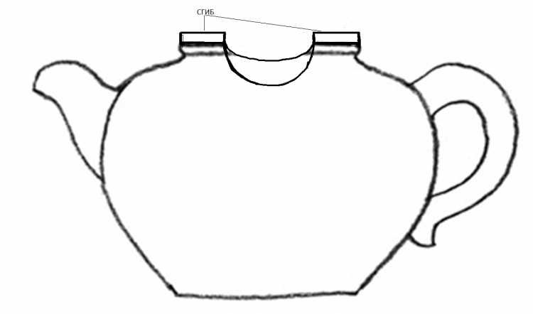 Чайник гжельской росписи для детей