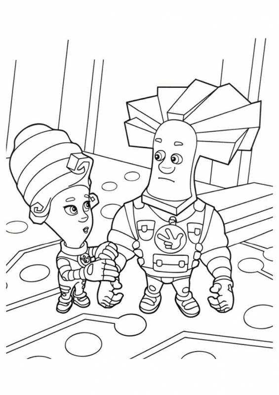 Рисунки для срисовки Фиксики