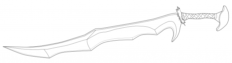 Гравировка узор на клинке ножа