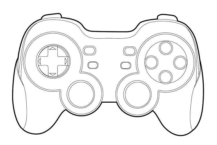 Раскраска джойстик