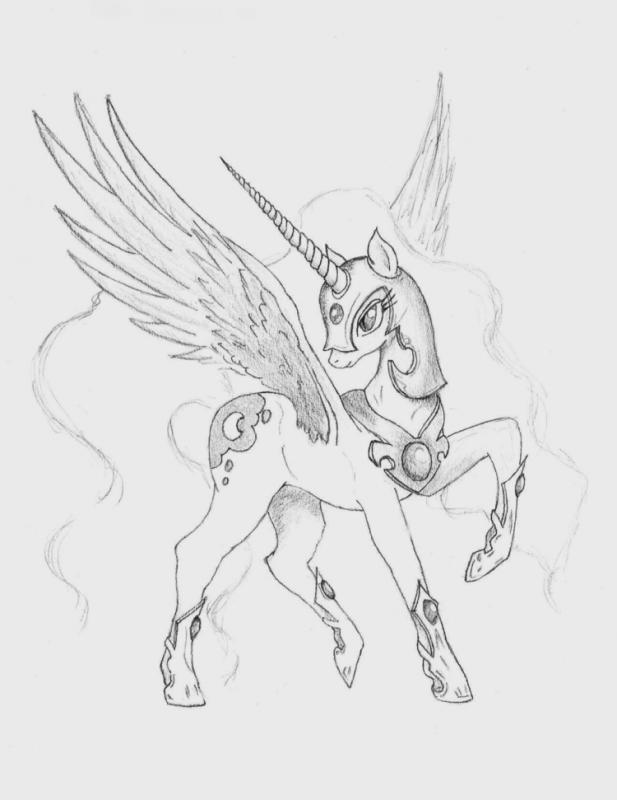 Найтмер Мун раскраска