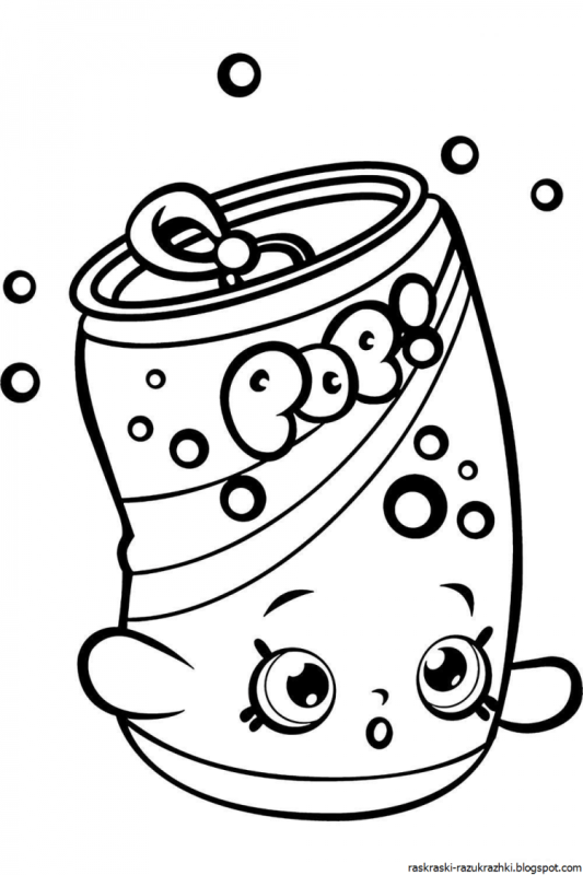 Раскраска кукла пупс