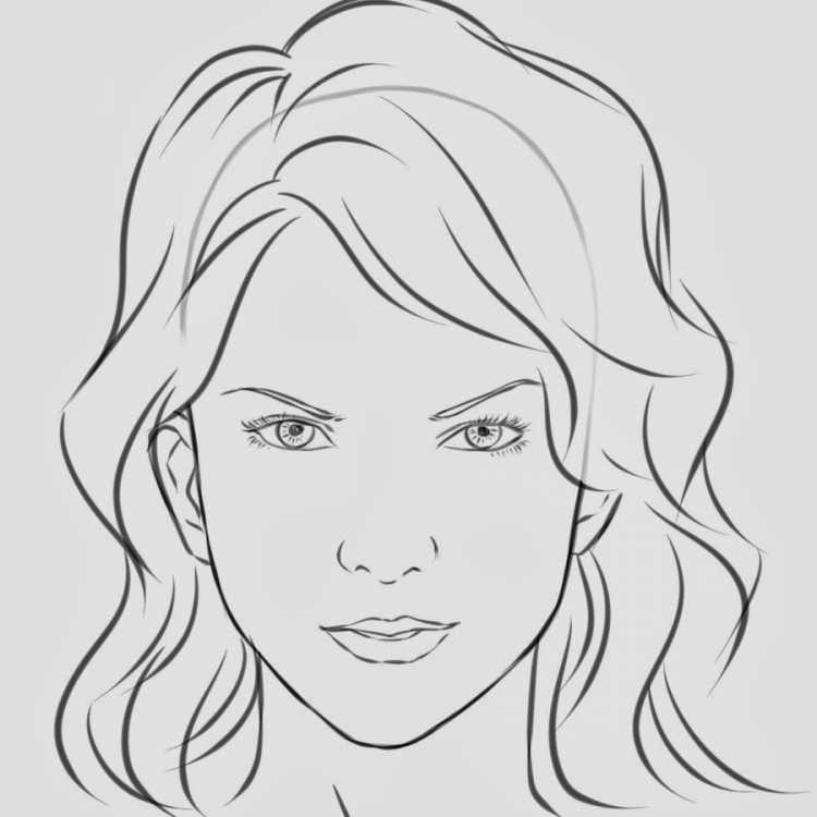 Портрет мамы черно белый