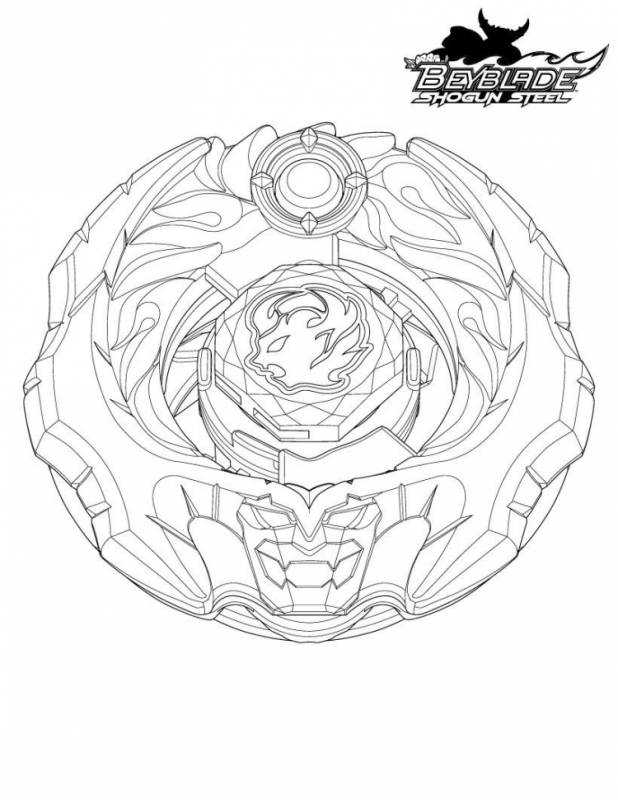 Раскраски Бейблэйд бёрст