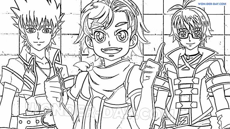 КИД аниме Бейблэйд