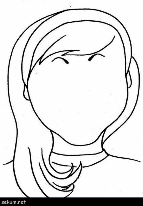 Портрет мамы с черными волосами красивый эскиз