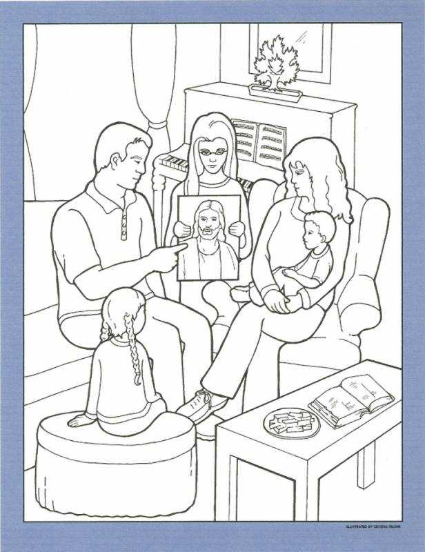 Рисунок семьи из 5 человек карандашом для детей