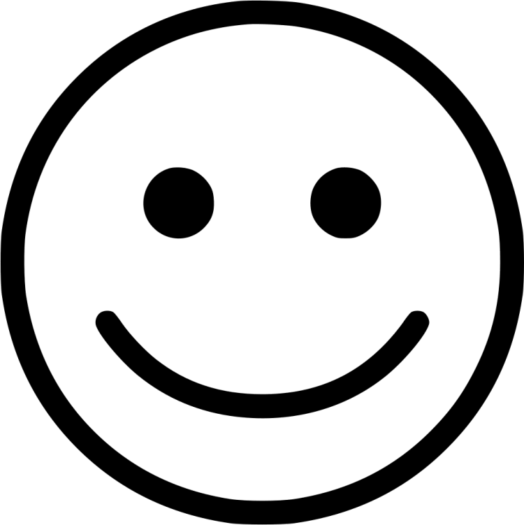 Смайлик раскраска для детей