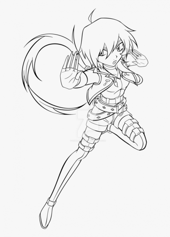 Раскраска аниме Бейблэйд