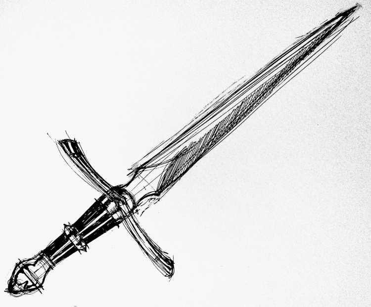 Холодное оружие раскраска