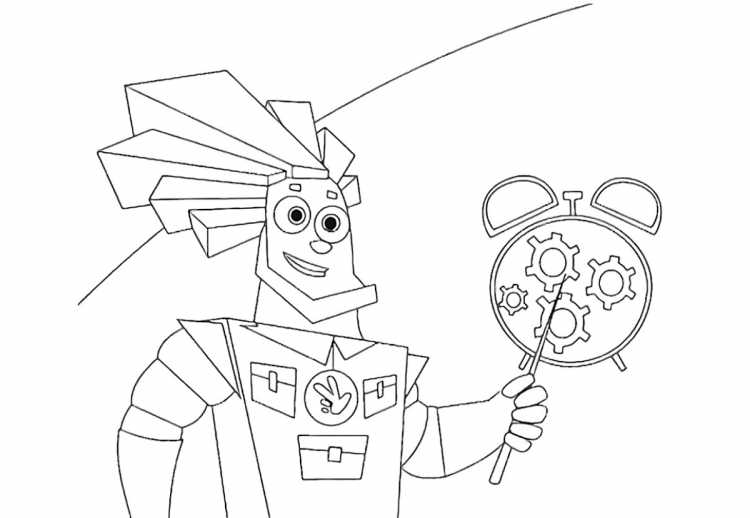 Детские раскраски Папус