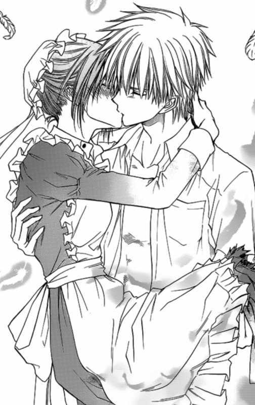 Аниме горничная скетч