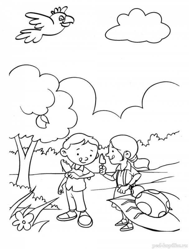 Раскраски любовь к родине