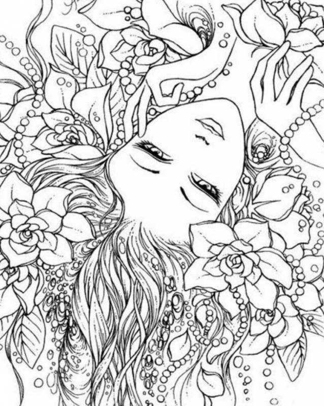 Раскраски для девочек 12 лет