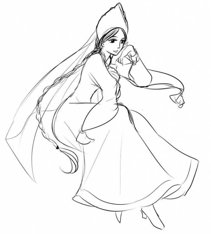 Василиса рисунок